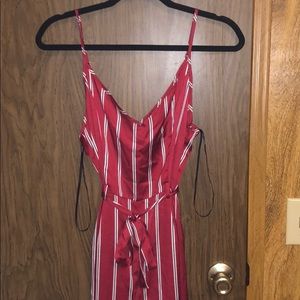 Forever 21 satin jumpsuit